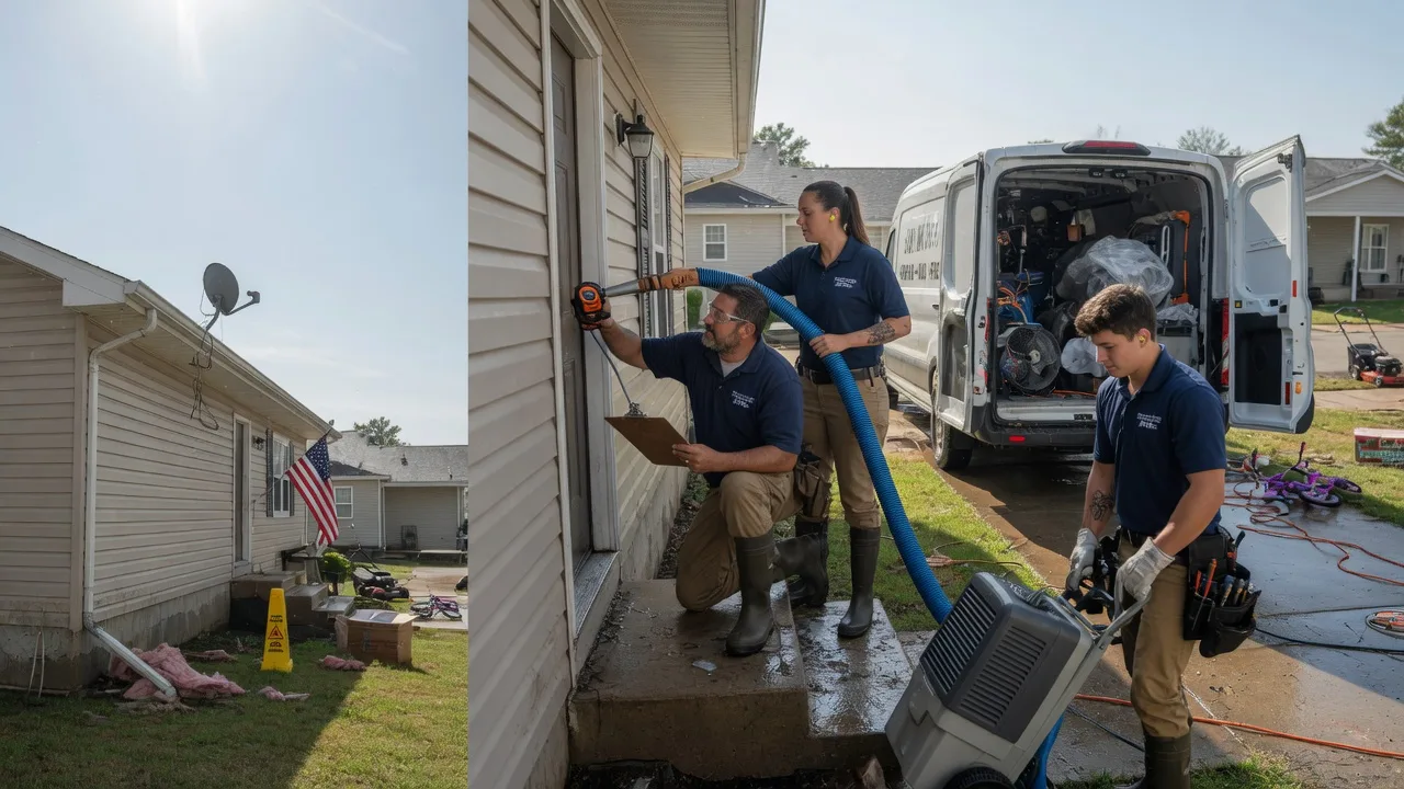 Ceiling Water Damage Restoration in Crockett, TX near me